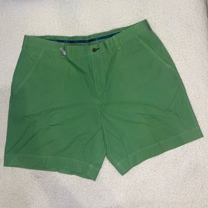 True Flies flat front cotton shorts